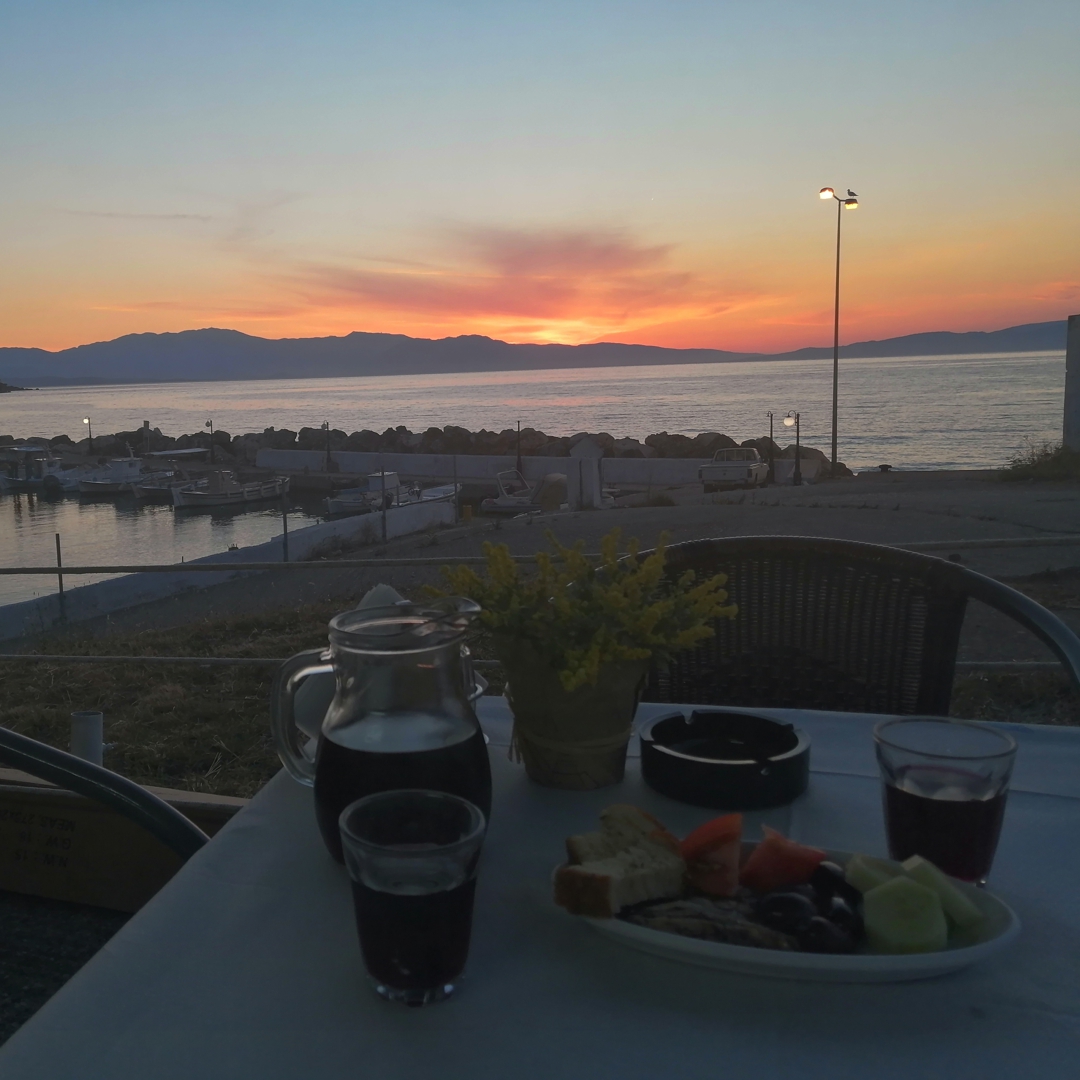 Fishing during a bay stop