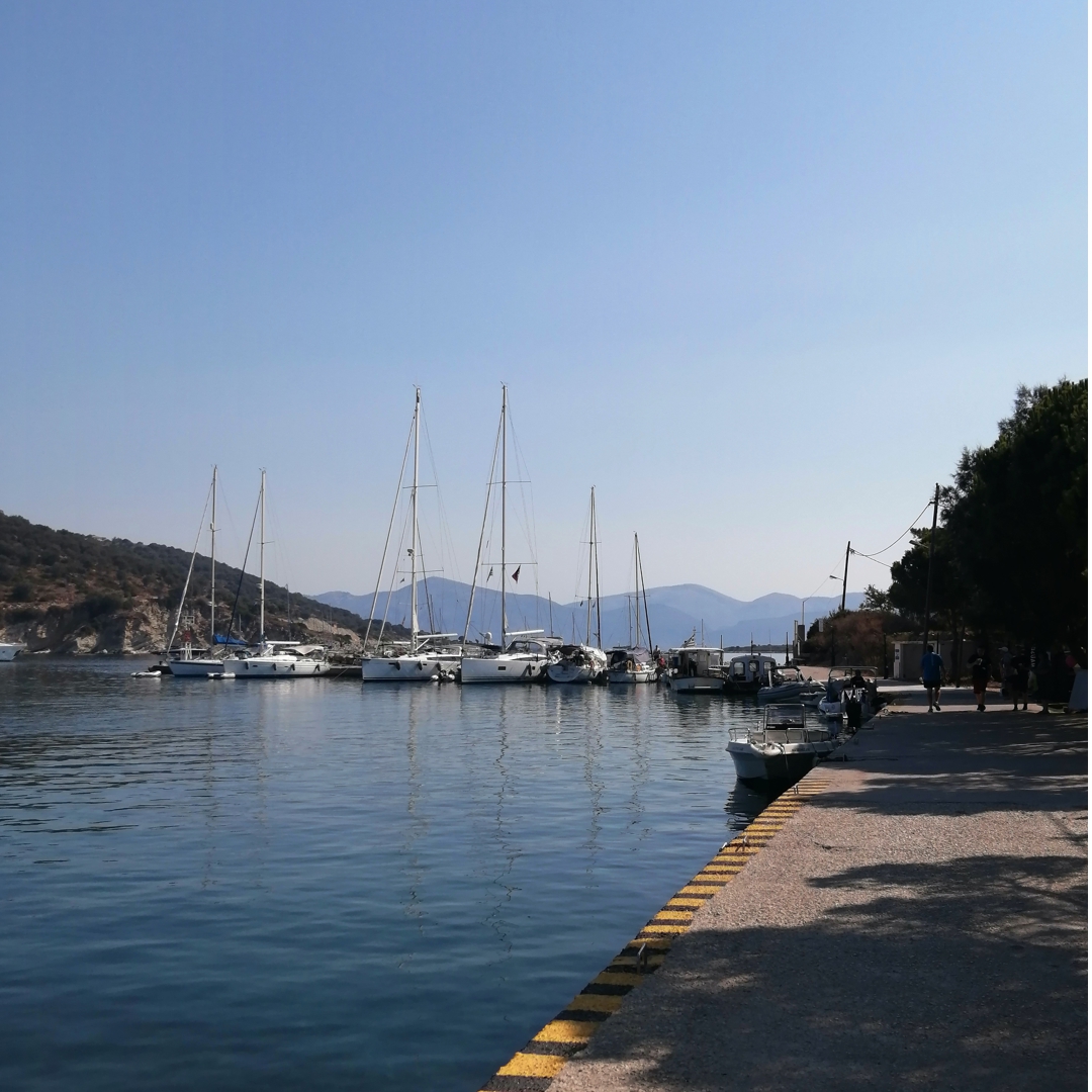 Big Vathy, the main port of Ithaca Island