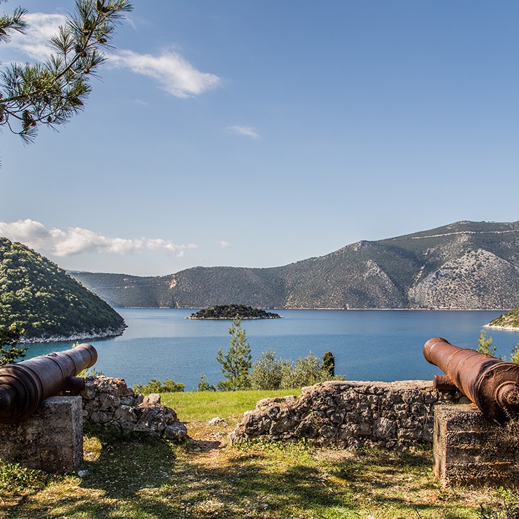 Beautiful bays overlooked from Ithaca